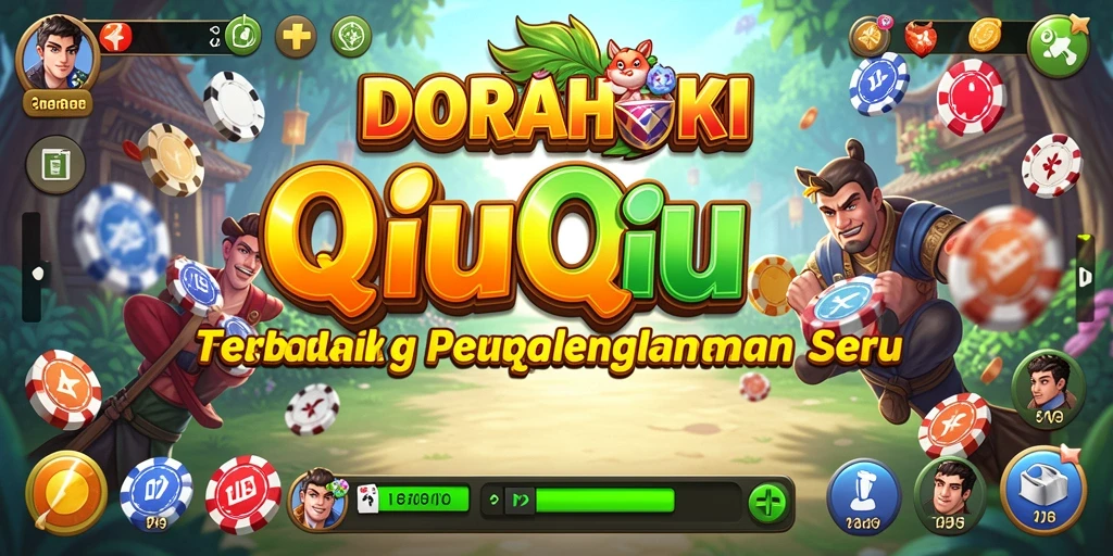 Skrinsot gameplay DORAHOKI yang menampilkan aksi seru QiuQiu.