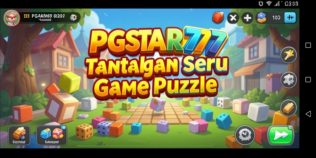 Tampilan gameplay PGSTAR777 yang seru dan menantang puzzle.