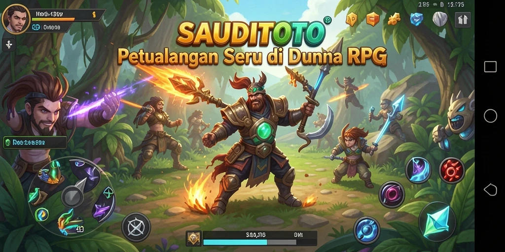 Tampilan gameplay RPG yang menarik dan penuh aksi.