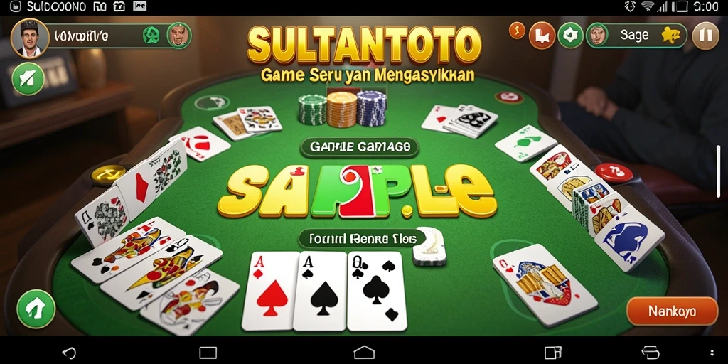 Gameplay seru SULTANTOTO yang memikat untuk penggemar Gaple.